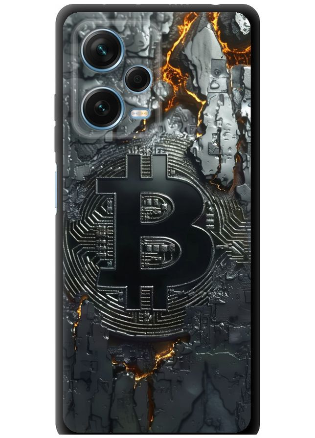 TPU чохол 'Розпечений біткойн' для Endorphone Xiaomi Redmi Note 12 Pro+ 5G (366340452)