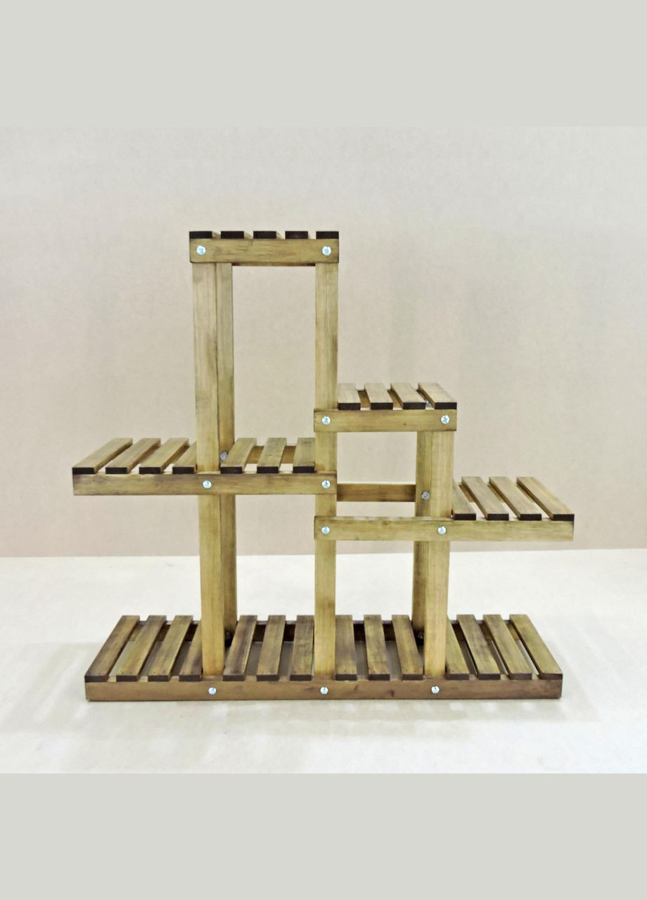 Подставка для цветов из дерева Этьен капучино (ЦВТ-005209) No Brand (328226500)