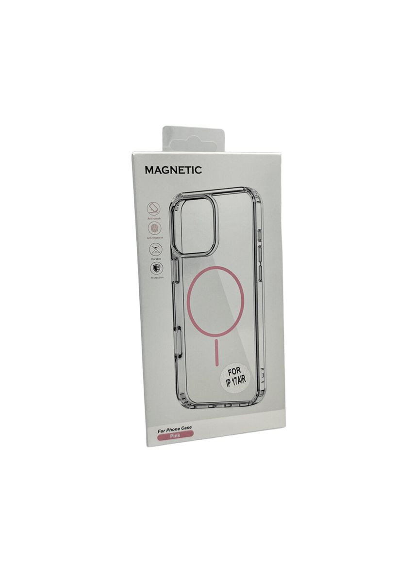 Чехол для Apple iPhone 17 Air (AcColMagi17APink) Cosmic Acrylic Thin Magnetic (367166205)