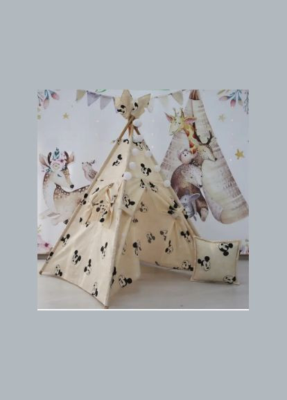 Вігвам, палатка для дитини Milky way+ подушка 38*38 ! No Brand Вігвам,намет,палатка (301021244)