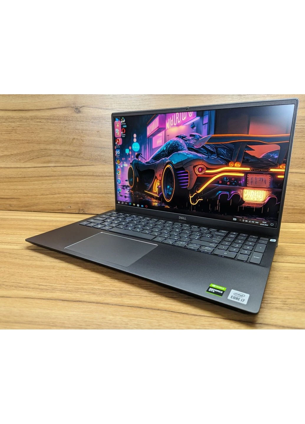 Ігровий ноутбук Б-клас Vostro 7500 / 15.6" (1920x1080) IPS / Intel Core i7-10750H (6 (12) ядер по 2.6 - 5.0 GHz) / 16 GB DDR4 / Dell (398131068)