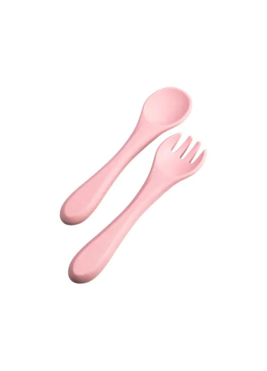 Дитячий набір силіконового посуду7 предметів Рожевий HP34546P TS Kitchen (370800716)