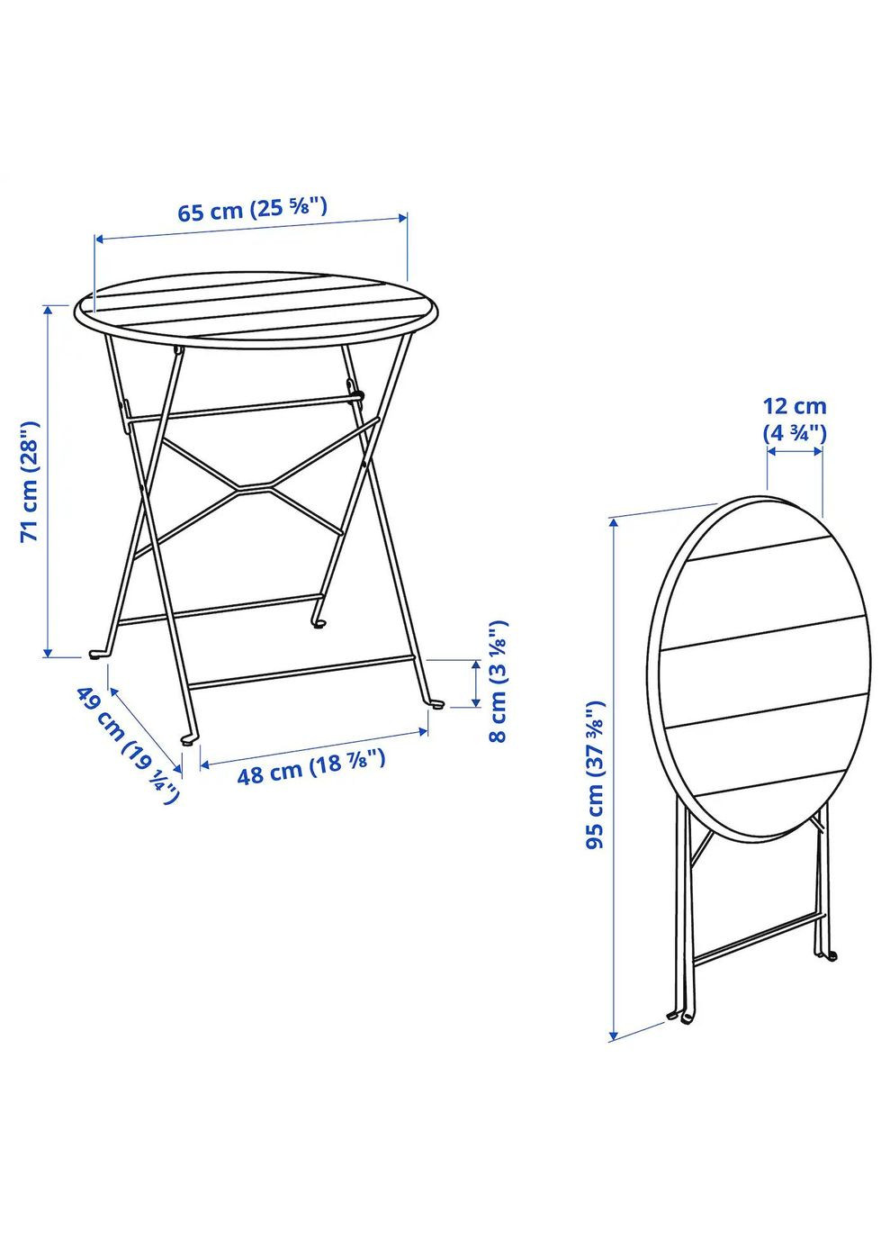 Стіл+2 стільця ІКЕА SUNDSÖ (s29434922) IKEA (296619805)