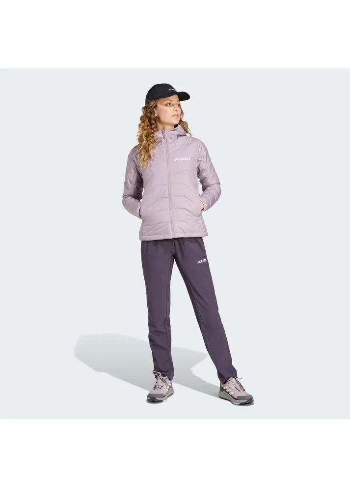 Рожева зимня куртка terrex multi synthetic insulated hooded jacket pink im8198 adidas