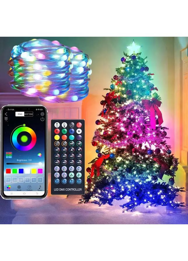 Уличные огни 5M Smart Bluetooth App Control Светодиодная LED гирлянда Maxland (371633385)