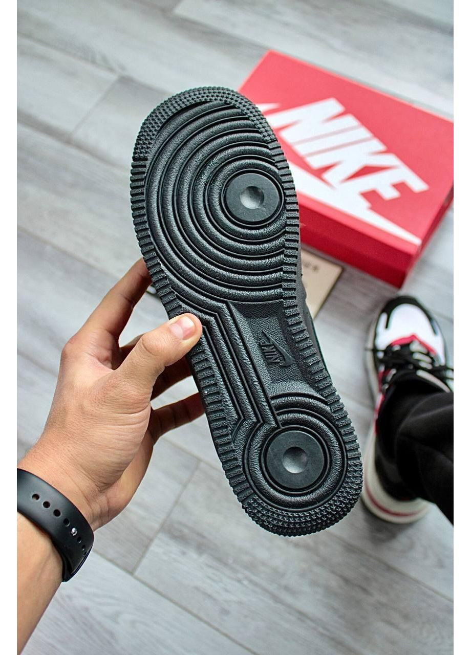 Черные демисезонные мужские кроссовки Nike Air Force 1 Low 07 Premium Black CW2288