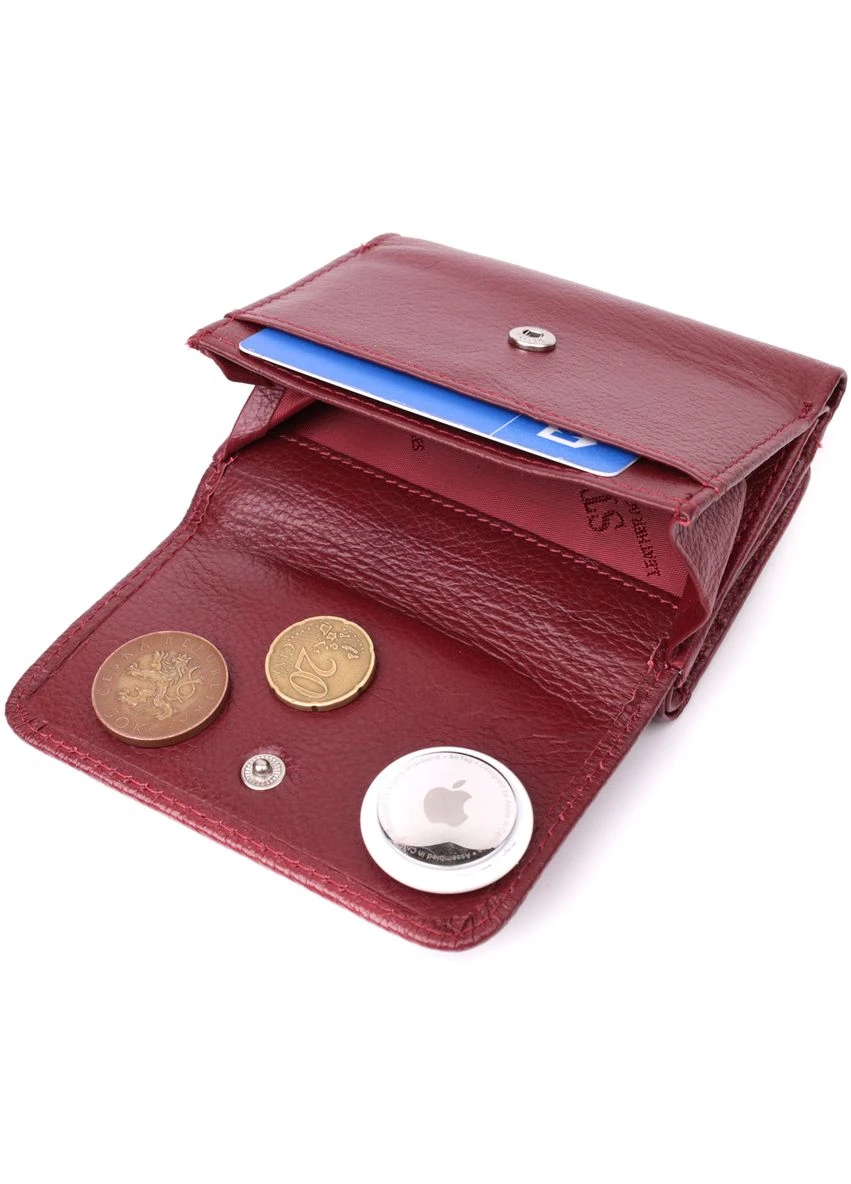 Шкіряний цікавий гаманець для жінок 22507 st leather (331907088)