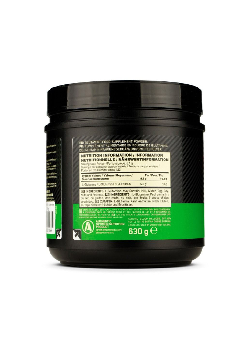 Комплекс амінокислот Glutamine Powder - 630g Optimum Nutrition (285787836)