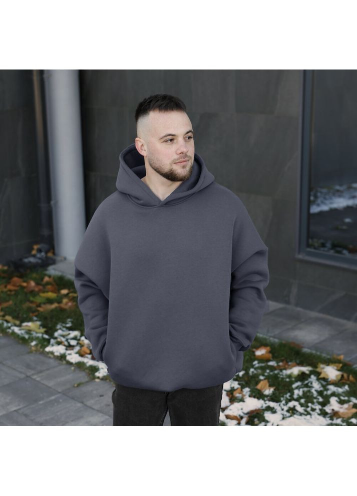 Худи oversize Urbanist Темно-серый Pobedov (315607708)