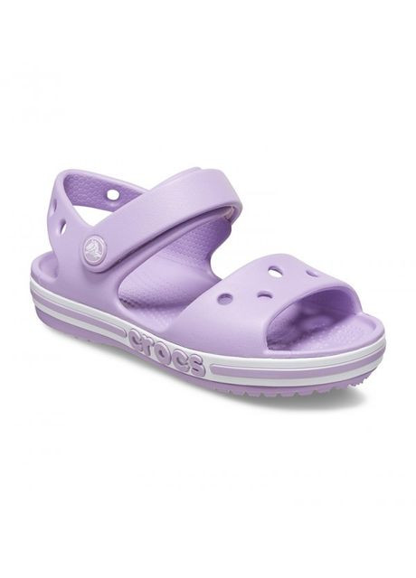 Фиолетовые повседневные детские сандали кроксы kids sandal orhid 205400 Crocs