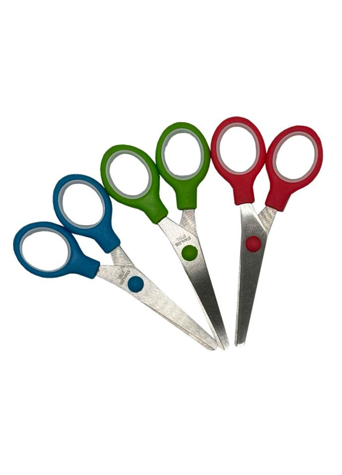 Детские ножницы канцелярские SS-1433, 13 см, пластиковая ручка Leader (364461478)