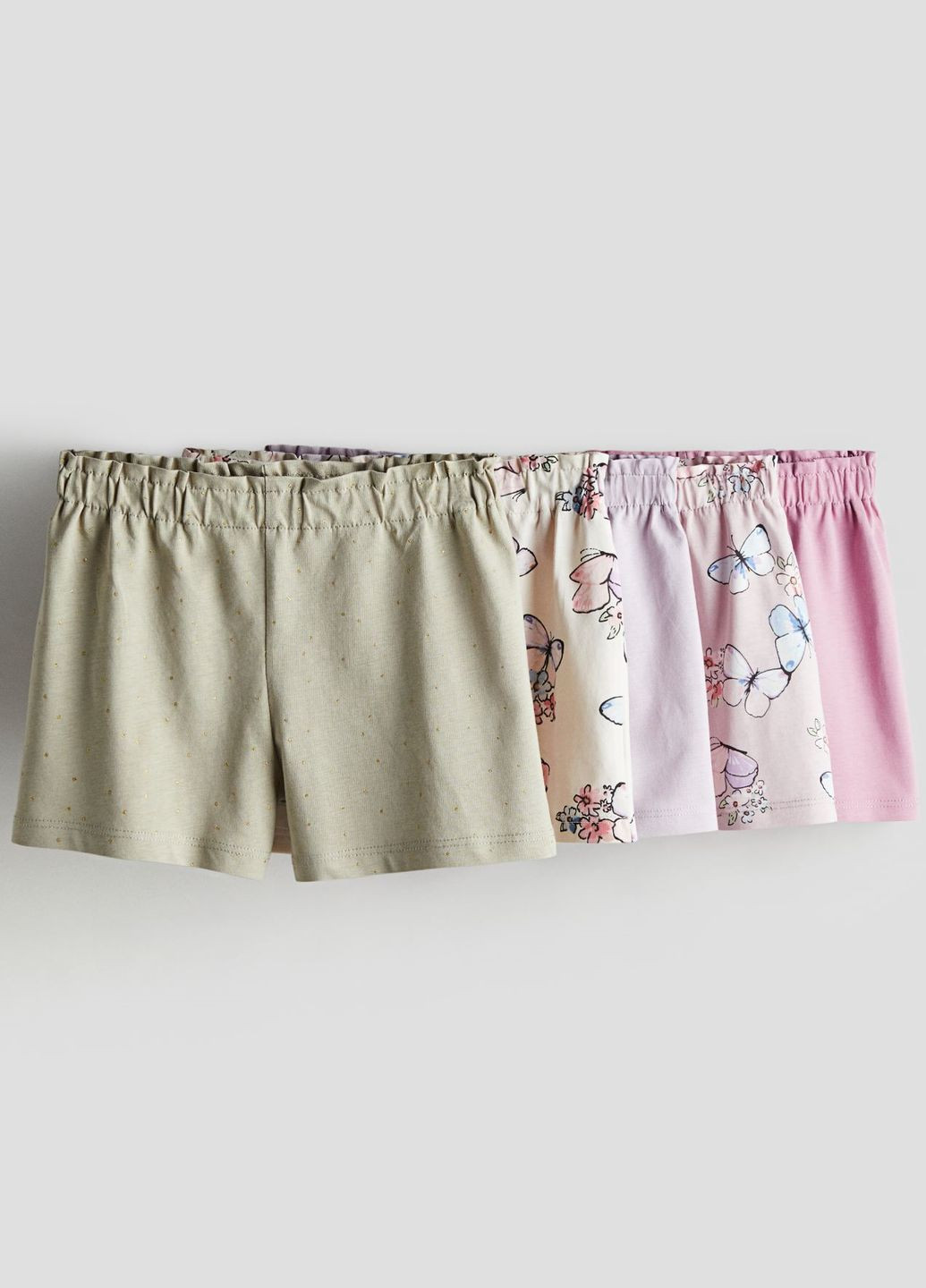 Шорты трикотажные 5 шт. для девочки H&M (323148386)