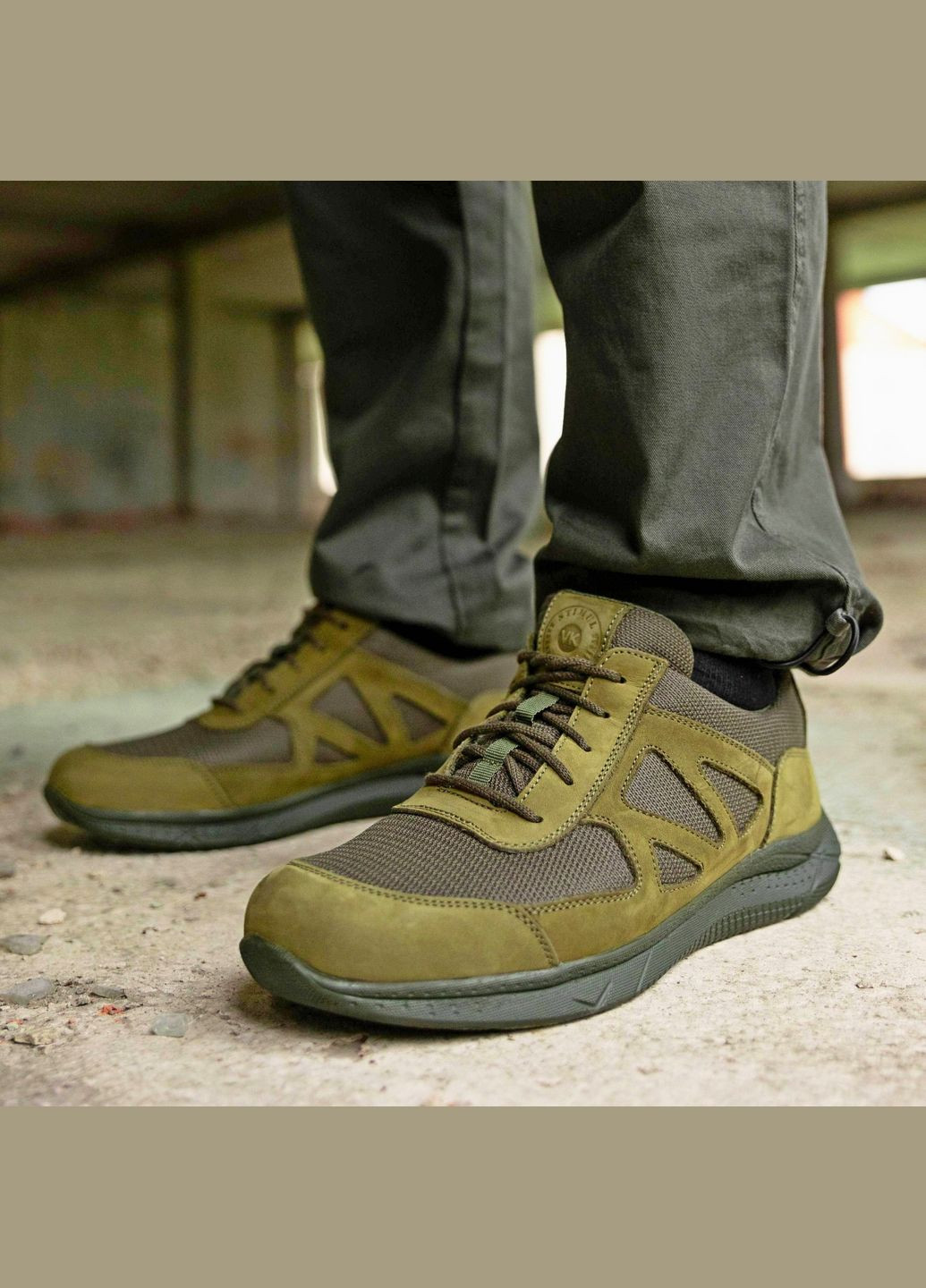 Мужские Тактические Демисезонные Кроссовки. 35-50р Олива. Легкие и удобные! STDM-1047 No Brand (301138831)