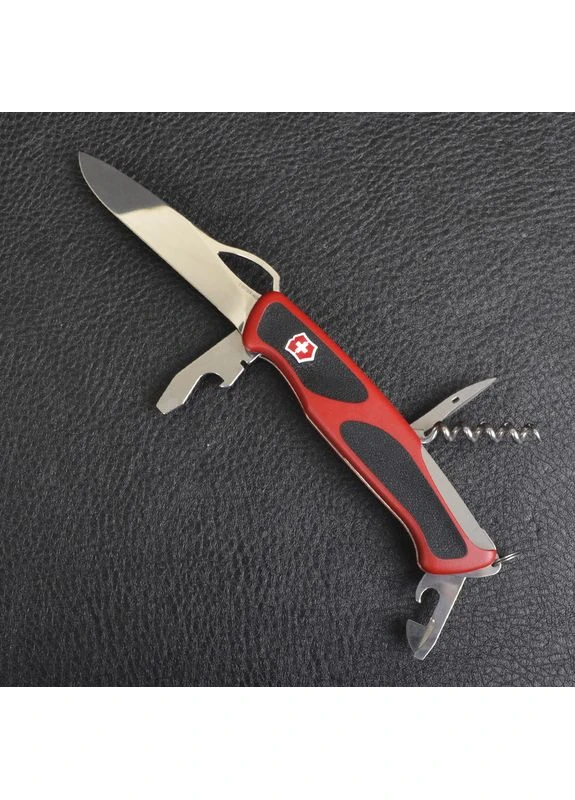 Ніж складний, мультитул Rangergrip 61 (130 мм, 11 функцій), червоний 0.9553.МС, з фіксатором Liner-lock Victorinox (395604679)
