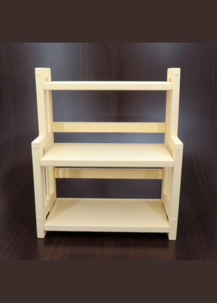 Полиця настільна з дерева Костанай лимонад (ПСТ-000651) No Brand (327844705)