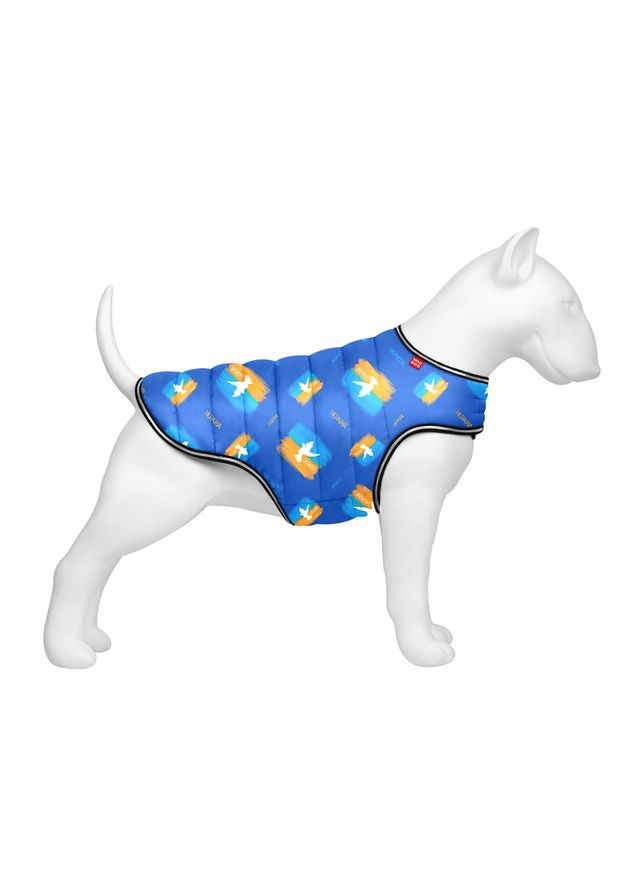 Куртка-накидка для собак Clothes, малюнок "Прапор",, А 41 см, B 58-70 см, С 42-52 см WAUDOG (279573170)