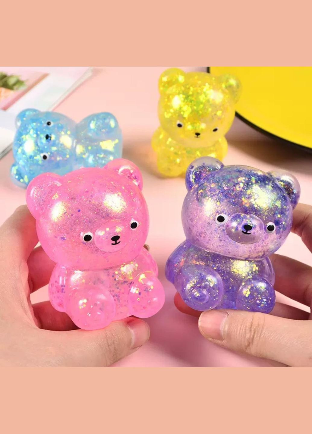 Сквиш антистрес Мишка гелевой No Brand (333162884)