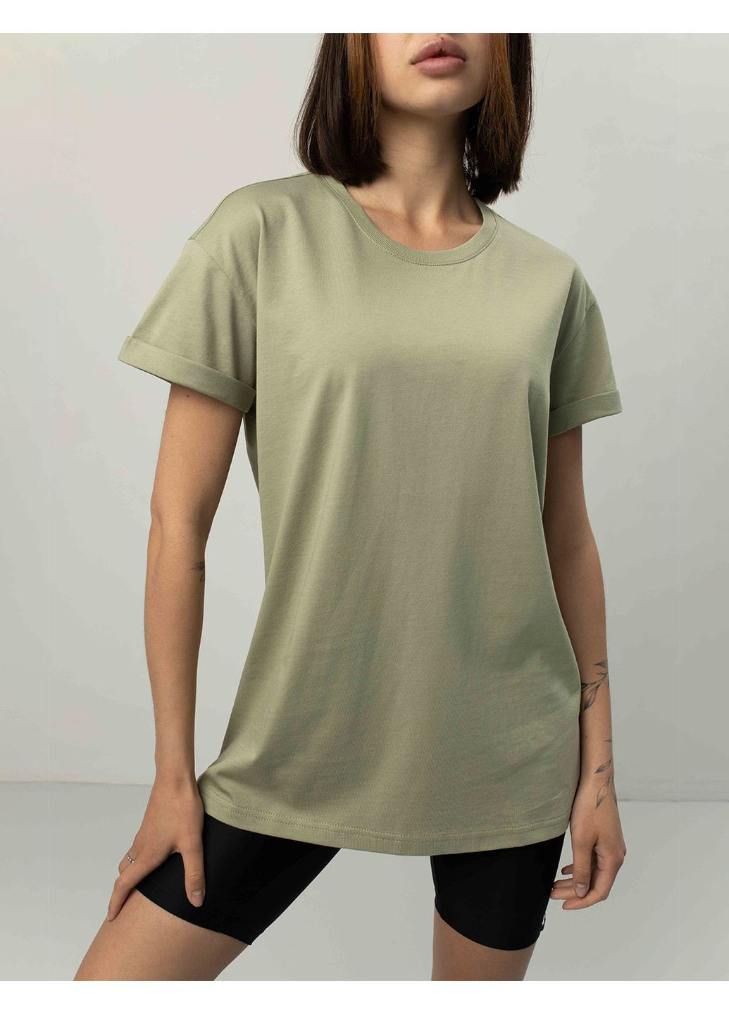 Унисекс футболка коттон з підшитим рукавом (001140PBELS) Casual Trend №114Р - (358935165)