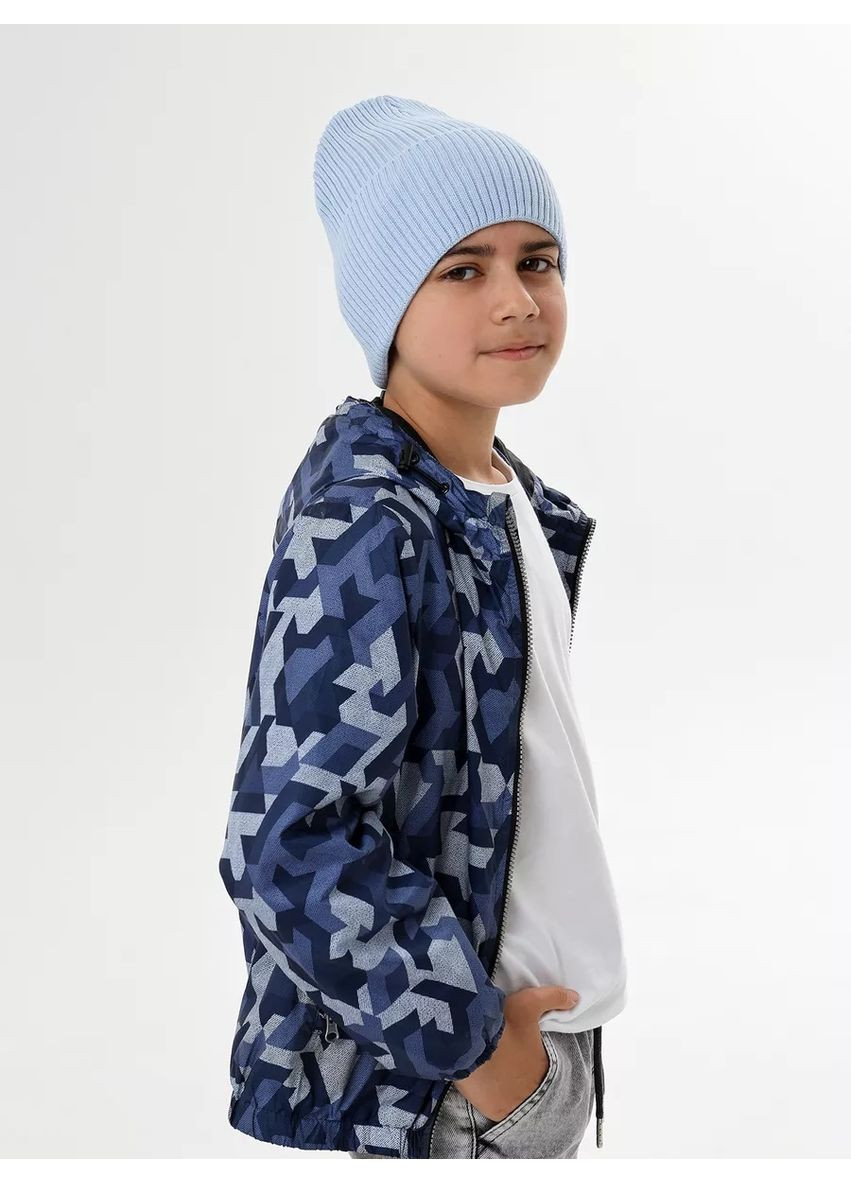 Молодежная зимняя шапка бини на флисе - Эмма No Brand Шапка біні Емма (339768278)