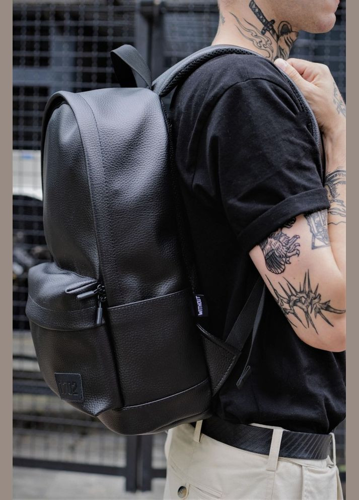 Рюкзак чорний skin crocodile black Without (328000425)