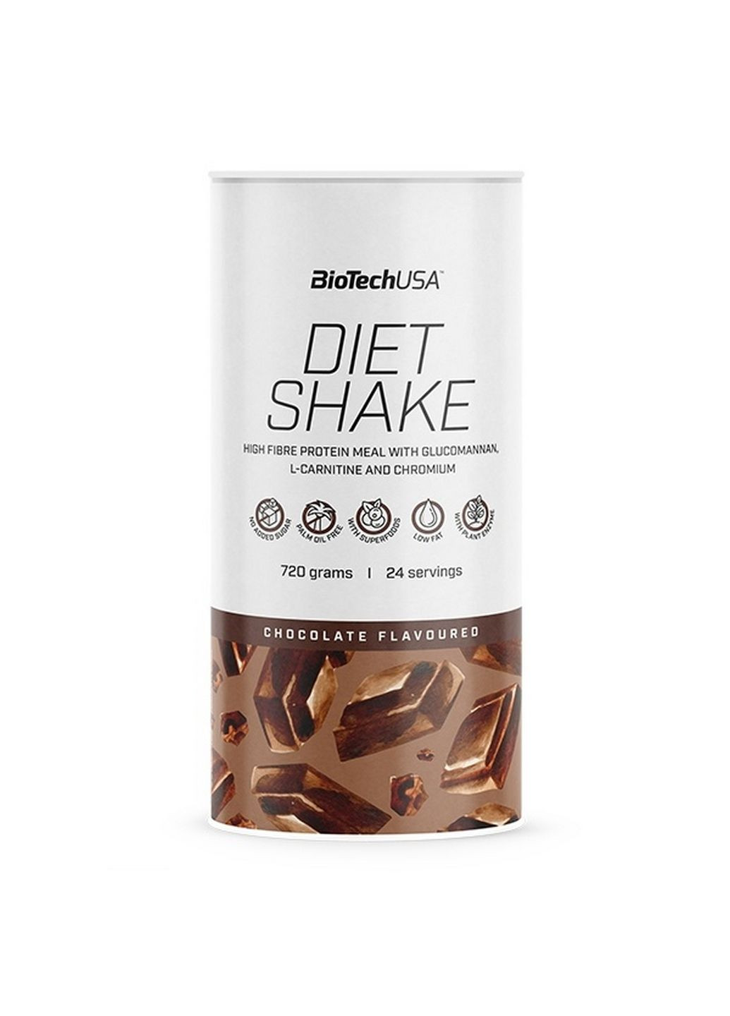 Замінник живлення Diet Shake, 720 грам Шоколад Biotech (294929382)