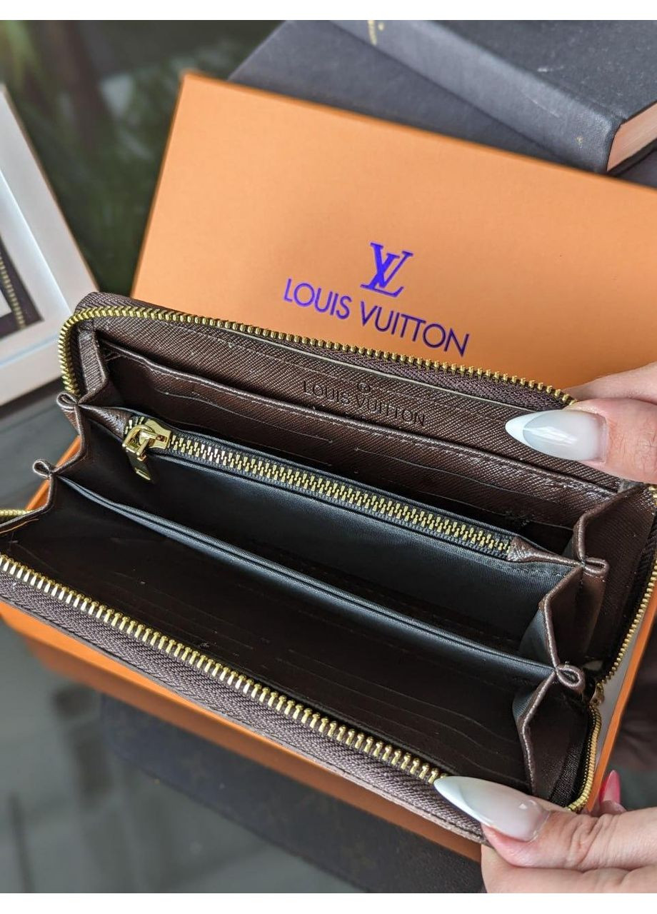 Жіночий гаманець коричневий класик гаманець No Brand (369935250)