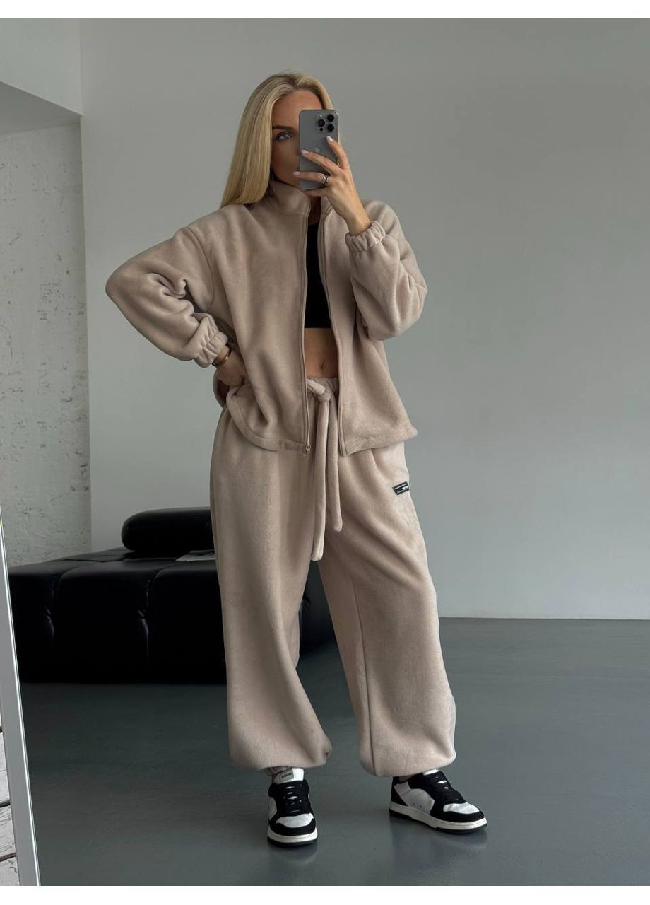Жіночий флісовий спортивний костюм FINO Mode (371403697)