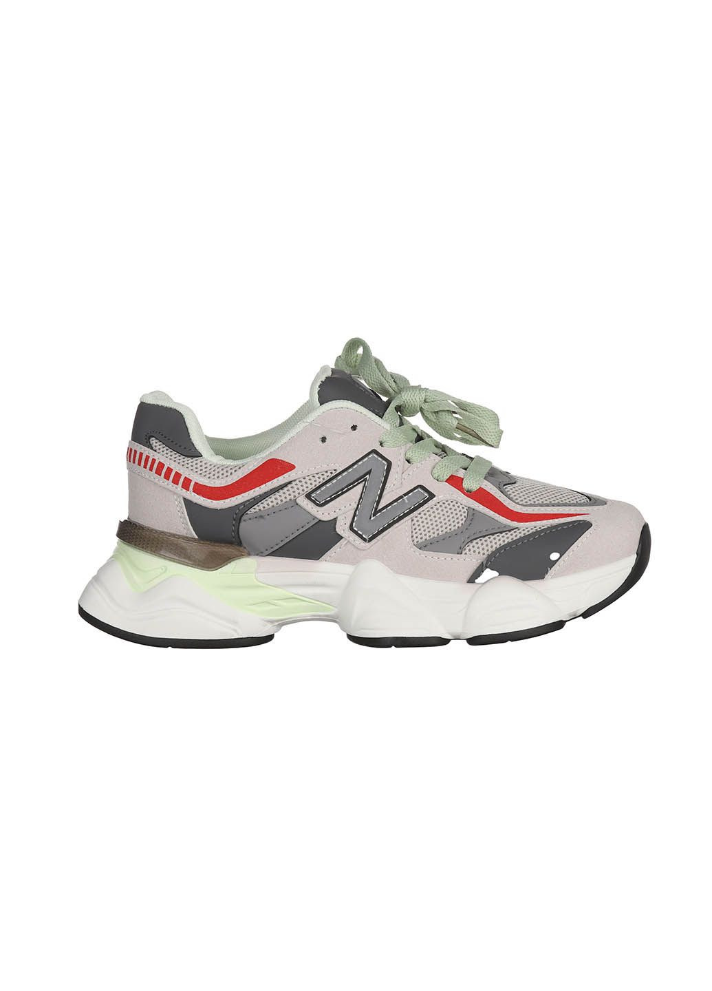 Кросівки жіночі демісезонні на текстильні шнурівці на високій підошві повсякденні для прогулянок сірі Violeta 182-40 No Brand сірі демісезони (327794202)