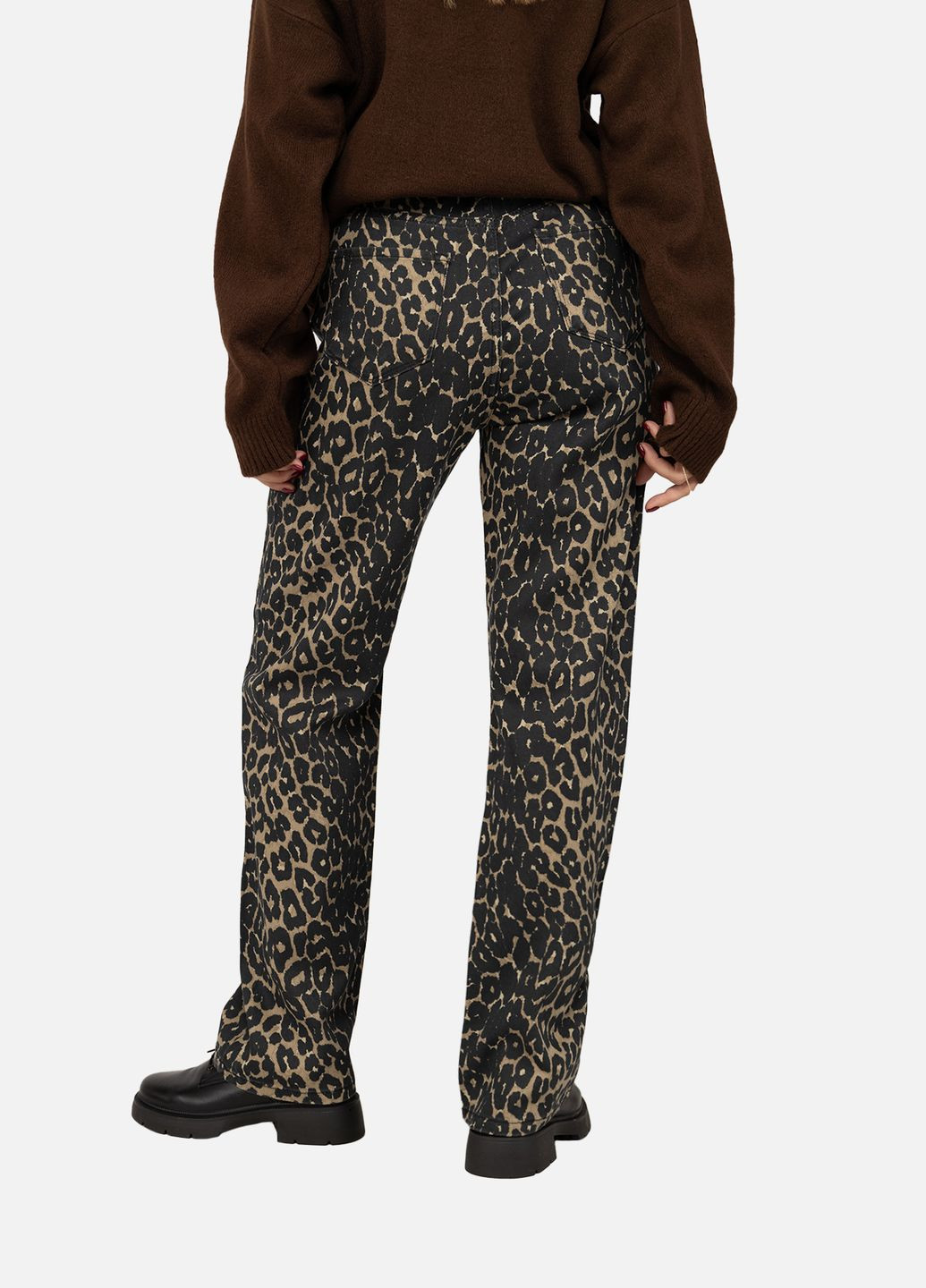 Женские джинсы straight цвет бежевый ЦБ-00262347 No Brand - (307471886)