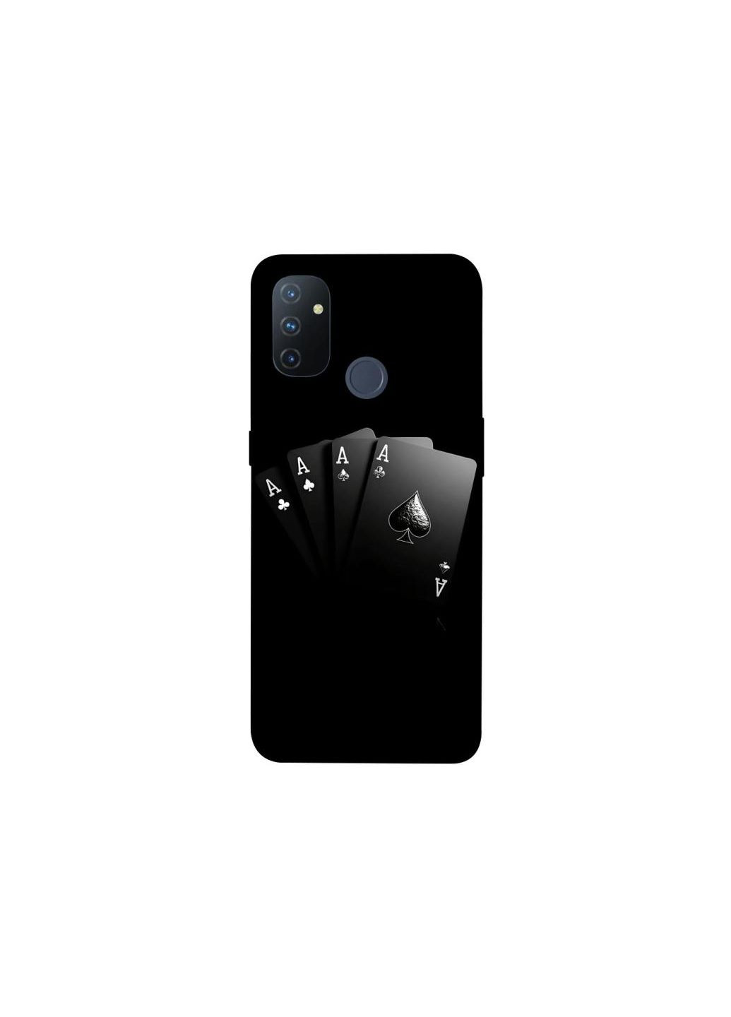 Чехол на OnePlus Nord N100 Black Cards Frontalka (354690527)