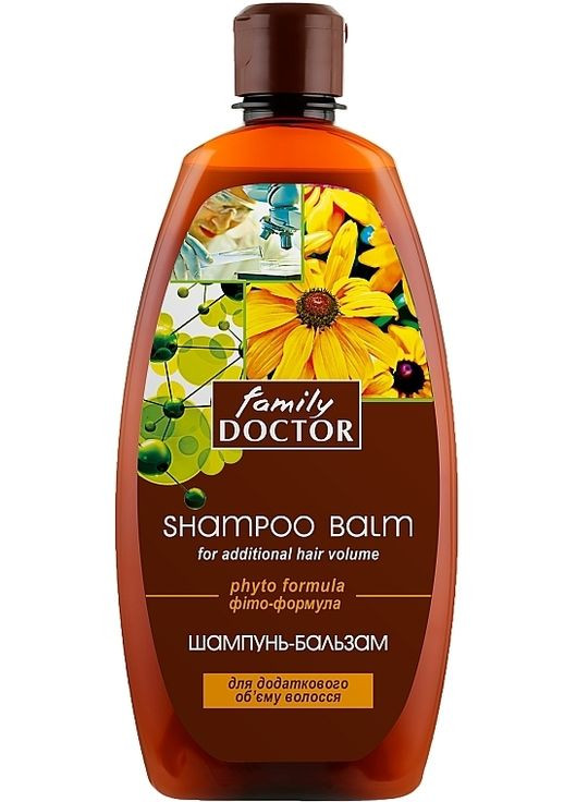 Шампунь-бальзам "Фіто-формула" для додаткового об'єму волосся 500ml (210365-31022519) Family Doctor (368628527)