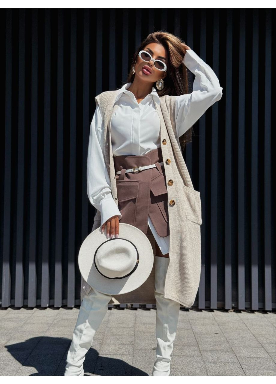 Кардіган-жилет – Розмірна сітка в описі GD/GL Модний простір (360476149)