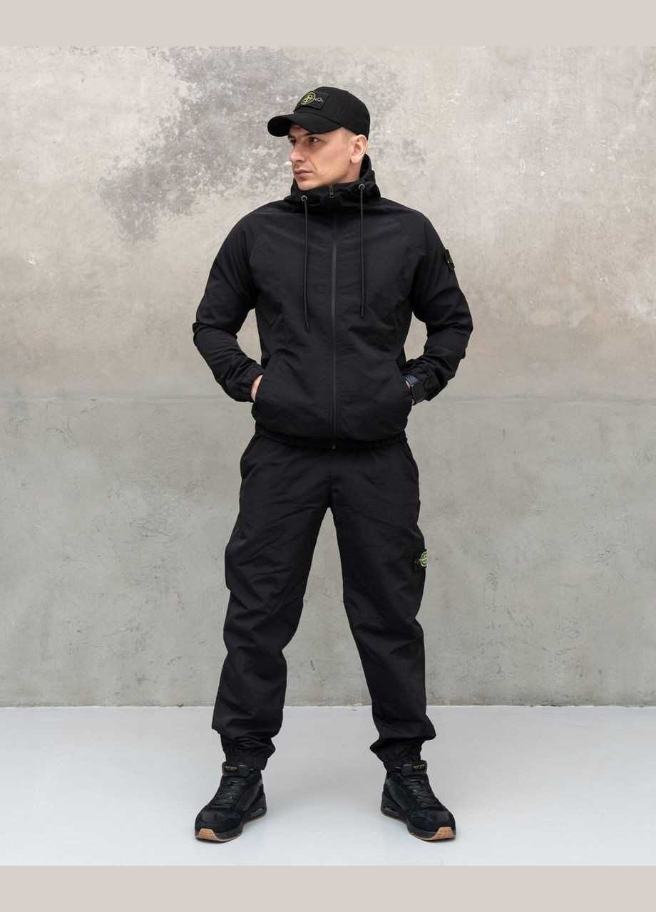 Спортивний костюм з плащівки+кепка (сумка месенджер в подарунок) No Brand (329057606)