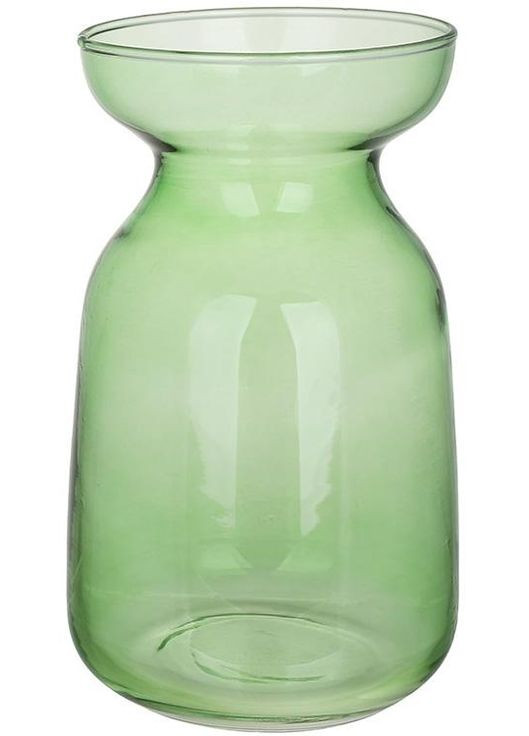 Ваза скляна "Retro Grace" Ø9х15см, зелене скло BonaDi (372172319)