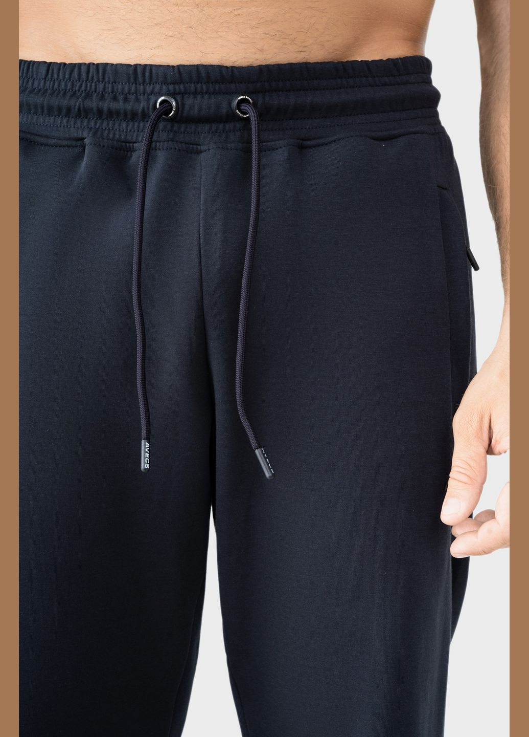 Штани темно-сині з трикотажу "Double face" XL Avecs (330625236)