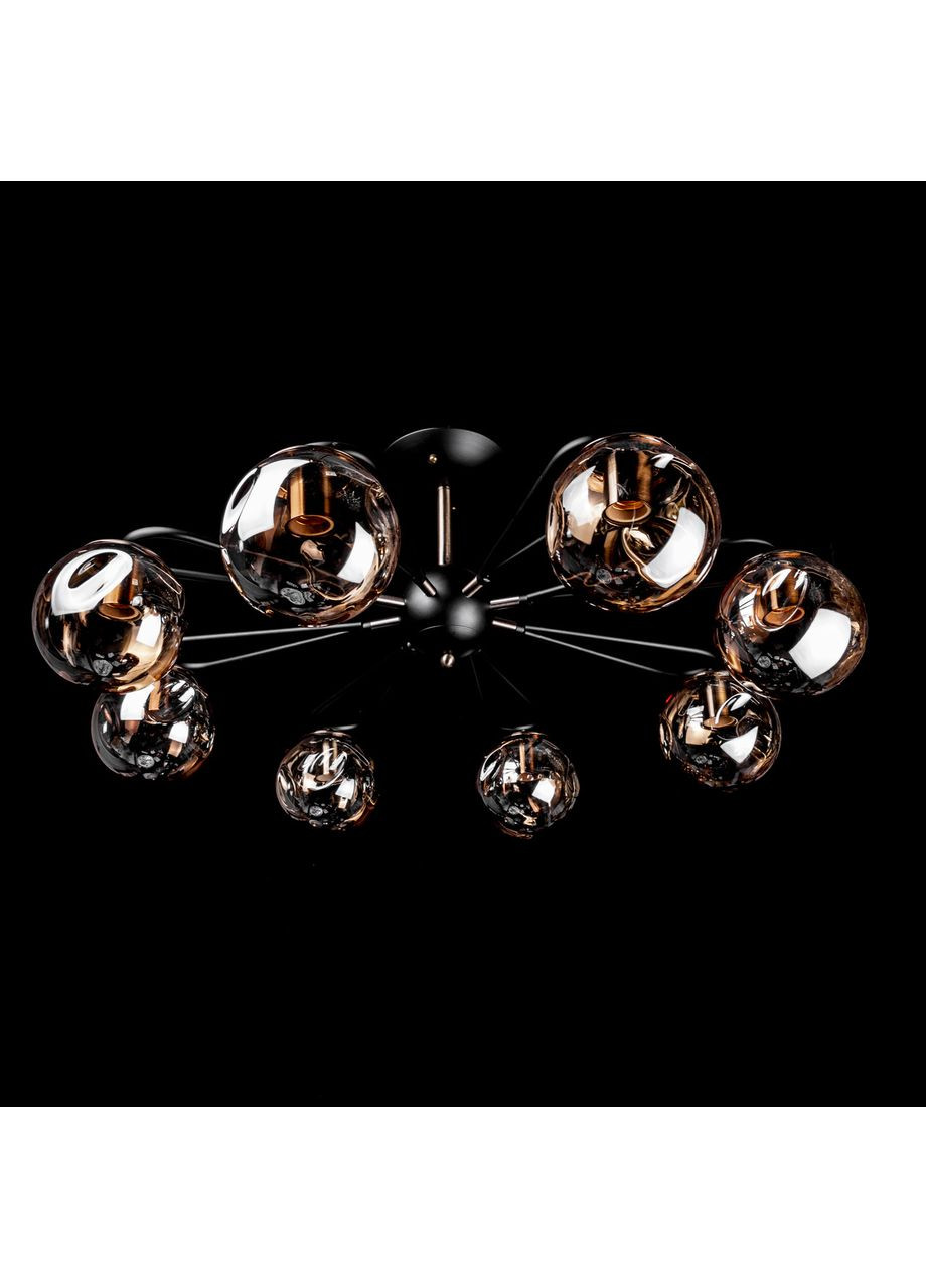 Люстра в стиле лофт на восемь лампочек N3602/8/BK+AB No Brand (352229699)