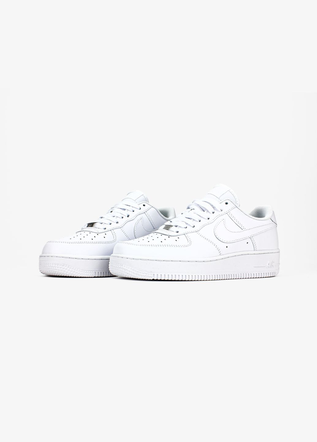 Білі Осінні кросівки чоловічі і жіночі nike air force white | найк аір форс білі No Brand