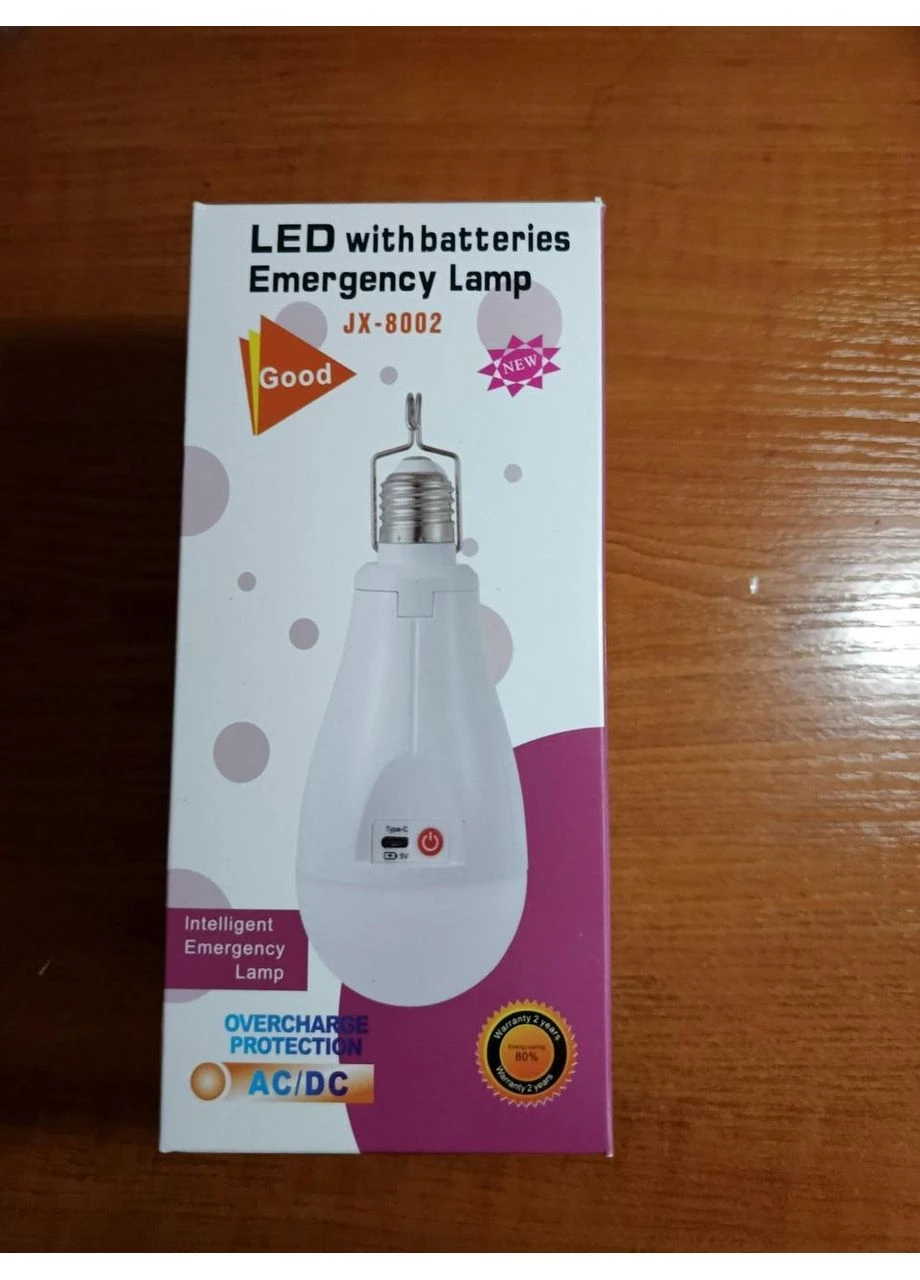 Аварійна LED-лампа 20W з акумулятором Emergency Lamp JX-8002 Good Lad (381372539)