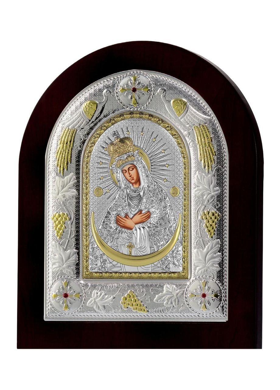 Остробрамская Икона Божией Матери 18x22см арочной формы на дереве Prince Silvero (265215515)