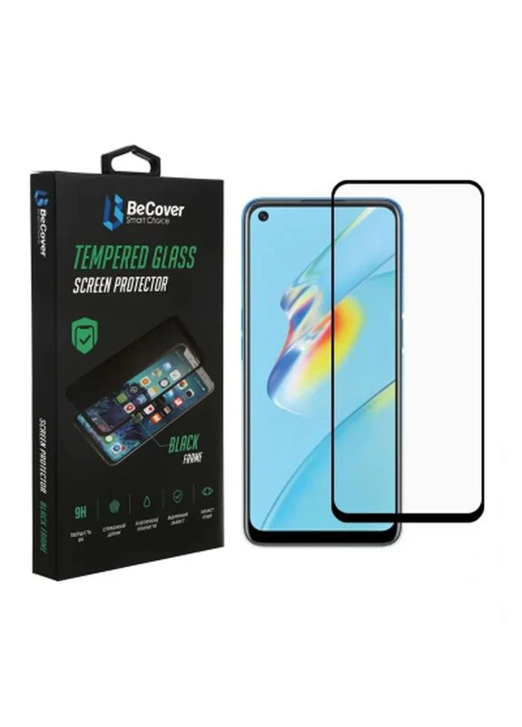 Скло захисне Oppo A54 Black (706655) BeCover (399337832)