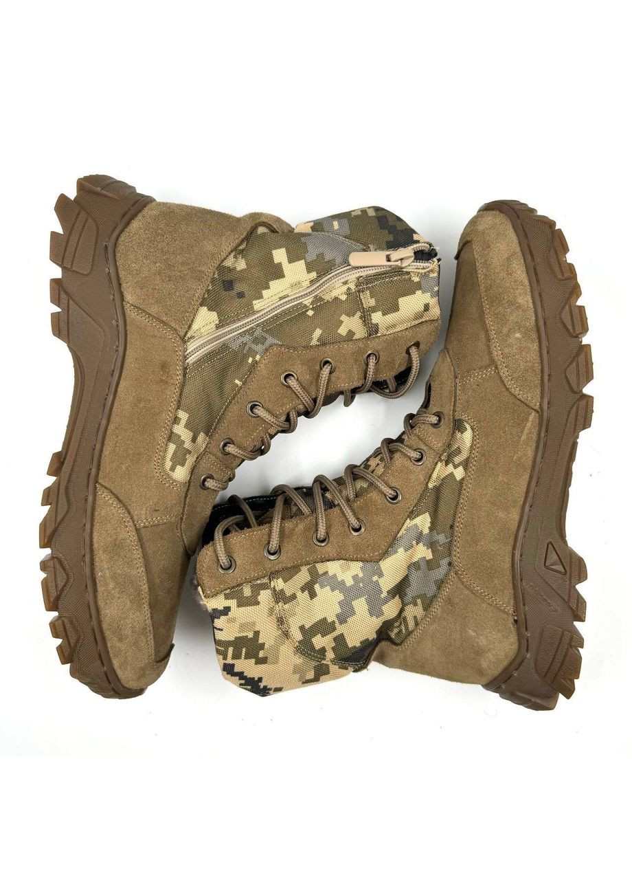 Шкіряні Літні Берці Черевики Тактичні. 36-50р Койот. Повністю Натуральна шкіра! MBLM-1054 No Brand (302520193)