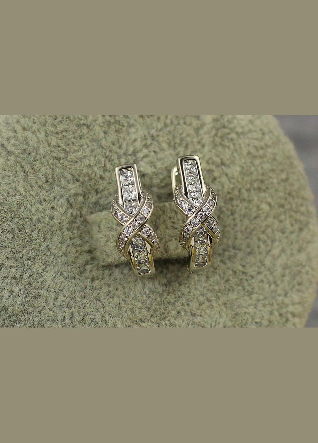 Сережки романтик 1.7 см сріблясті Xuping Jewelry (316433845)