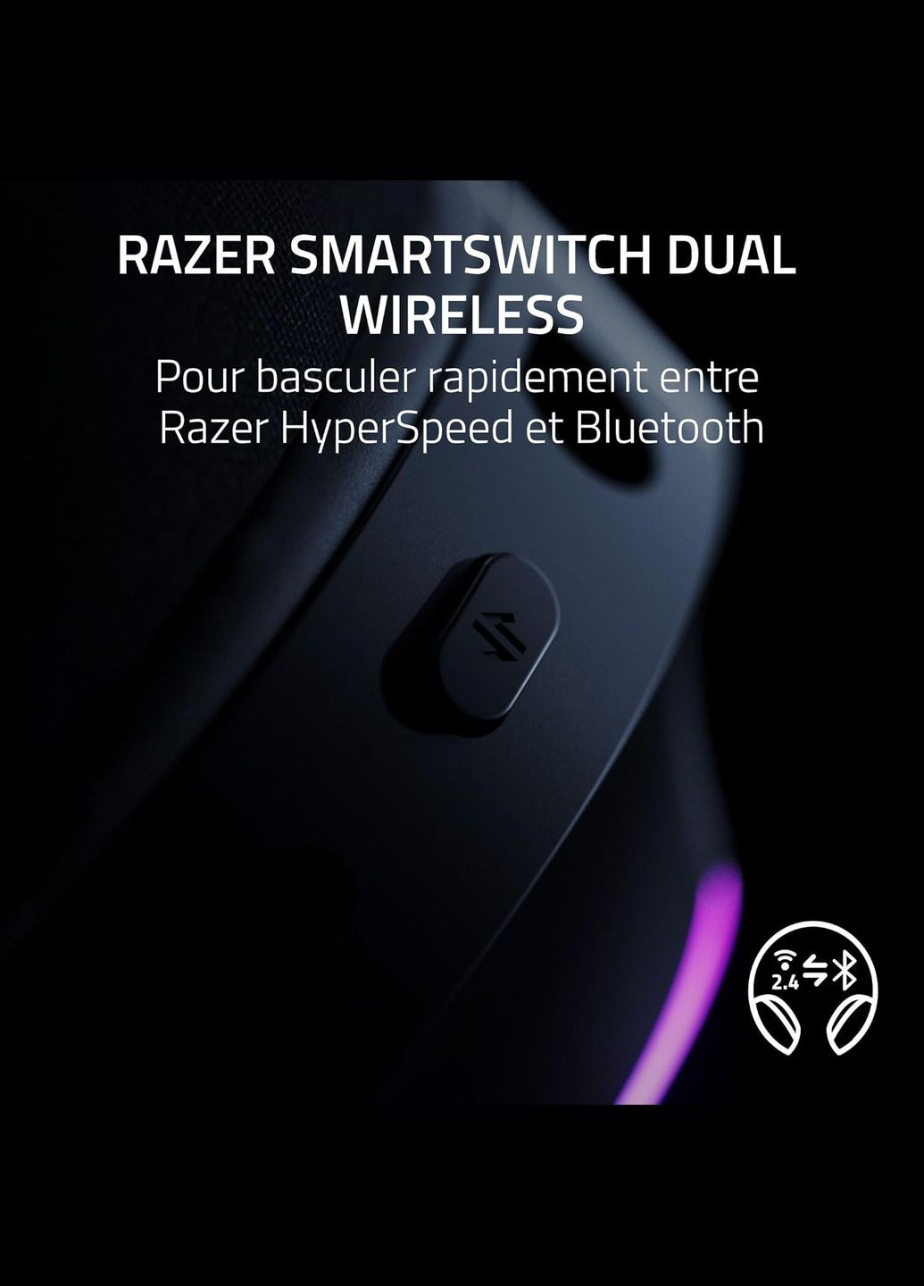 Гарнітура ігрова Barracuda X Chroma, BT/WL, RGB, чорний Razer (322843431)