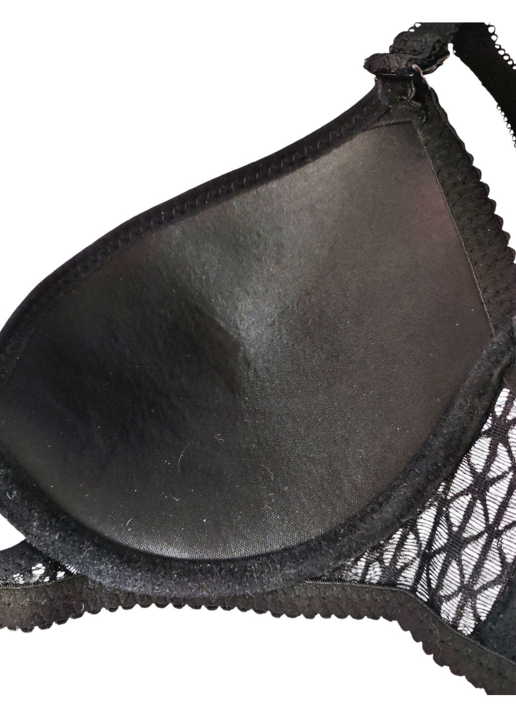 Чёрный корбей бюстгальтер Nadizi с косточками