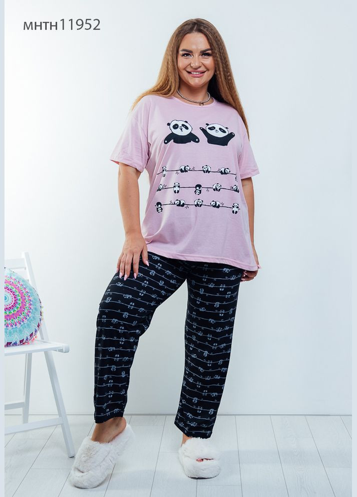 Прозорий жіноча піжама тонкий трикотаж Minton