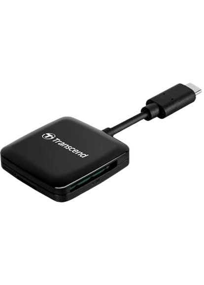 Картридер TS-RDC3 USB 3.2 Gen 1 Type-C SD/microSD Black Transcend (322939355)