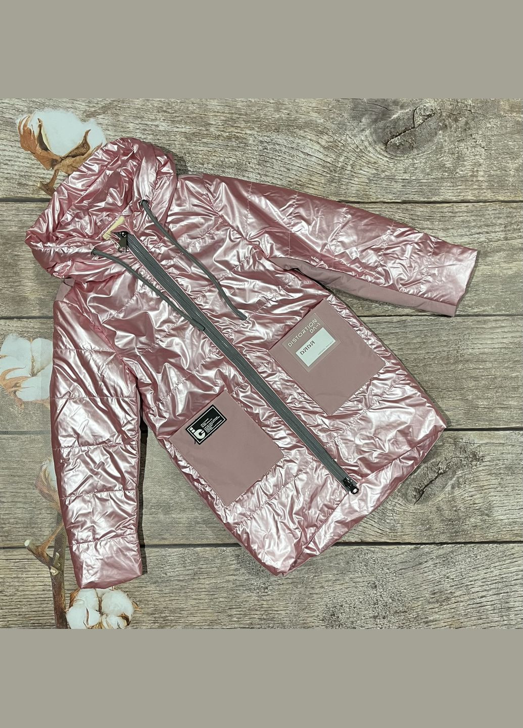 Рожева демісезонна куртка TAILANG