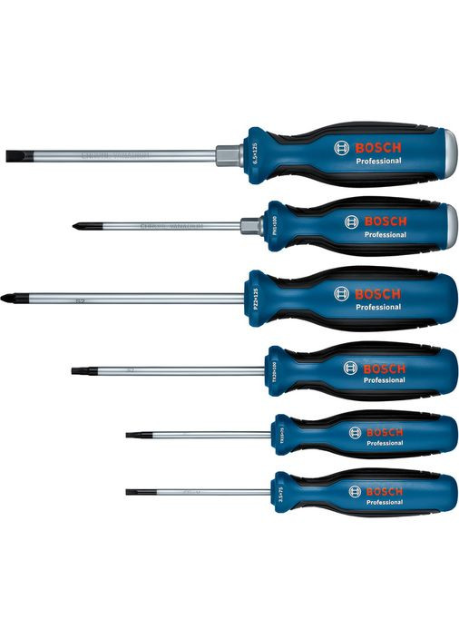 Набор отверток 6 шт (1.600.A02.CV3) Bosch (371317567)