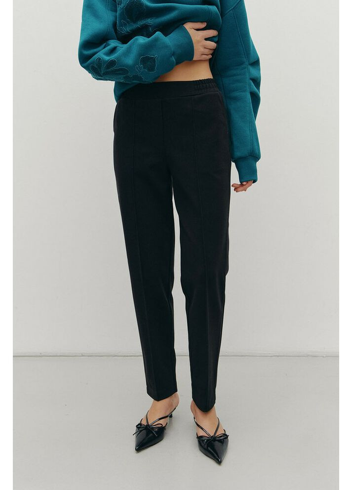 Жіночі трикотажні штани зі стрілками з вовною MKRM4221 Rica Mare (363264129)