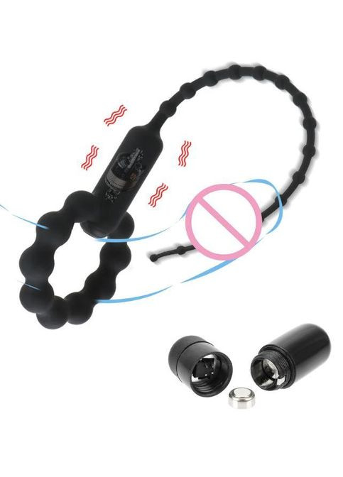 Вибратор для уретры с эрекционным кольцом No Brand (339864662)